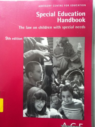 Beispielbild fr Special Education Handbook: The Law on Children with Special Educational Needs zum Verkauf von WorldofBooks