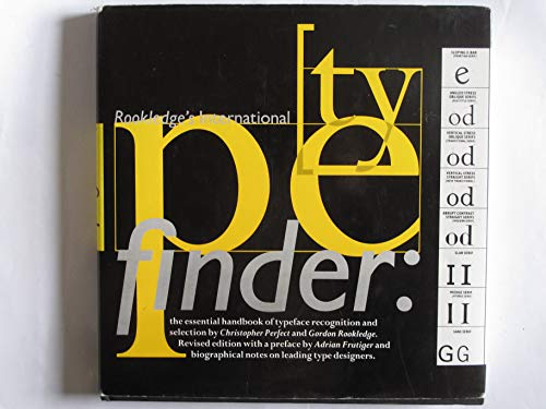 Imagen de archivo de Rookledge's International Typefinder a la venta por GoldBooks