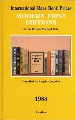 Beispielbild fr International Rare Book Prices: Modern First Editions zum Verkauf von Wonder Book