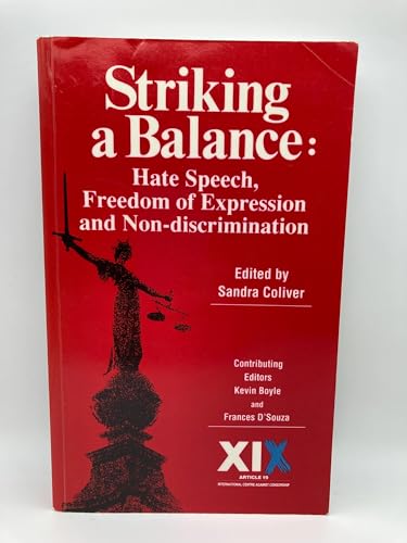 Imagen de archivo de Striking a Balance a la venta por The Book Scouts