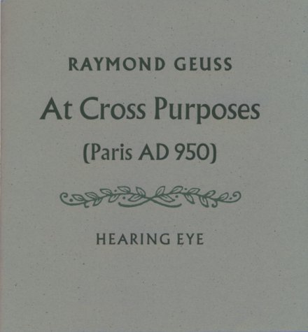 9781870841795: At Cross Purposes: (Paris AD 950)