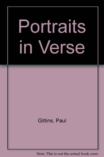 9781870882132: Portraits in Verse