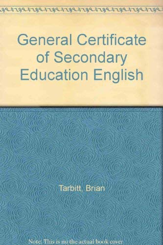Stock image for General Certificate of Secondary Education English for sale by Bahamut Media