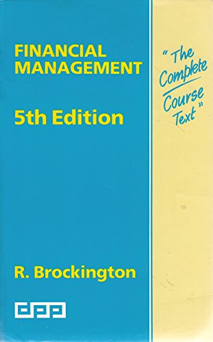 Stock image for Financial Management (Complete Course Texts) for sale by Goldstone Books