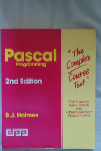 Stock image for PASCAL Programming (Complete Course Texts) for sale by WorldofBooks