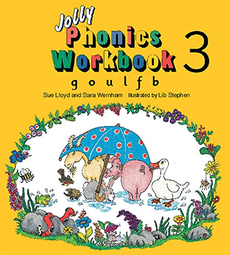 9781870946537: Jolly Phonics Workbook 3: in Precursive Letters (British English edition)