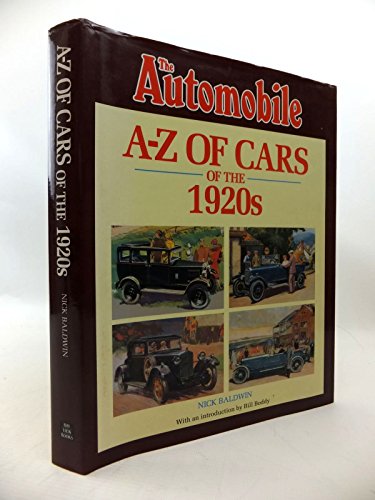 A-Z of Cars of the 1920s