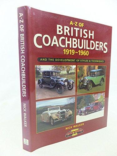 A-Z of British Coachbuilders 1919-1960 Signed