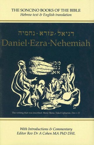 9781871055757: Daniel - Ezra - Nehemiah: Hebrew Text & English Translation (Soncino Books of the Bible)