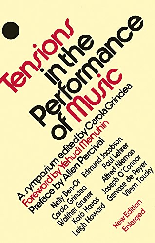 Beispielbild fr Tensions in the Performance of Music: A Symposium zum Verkauf von WorldofBooks