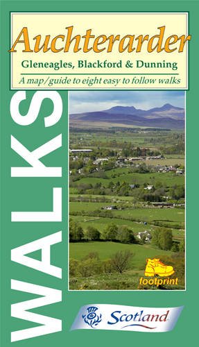 Stock image for Walks Around Auchterarder Gleneagles, Blackford and Dunning Footprint Map Guide for sale by PBShop.store US