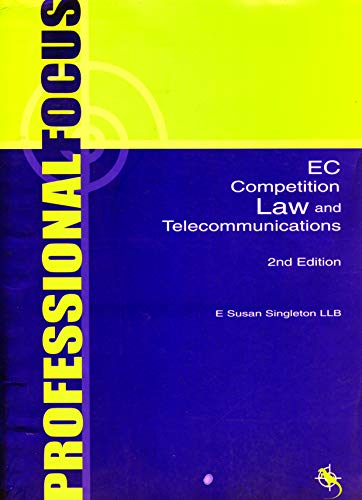 Beispielbild fr EC Competition Law and Telecommunications zum Verkauf von Second Story Books, ABAA