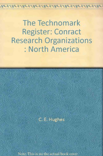 9781871272079: The Technomark Register: Conract Research Organizations : North America