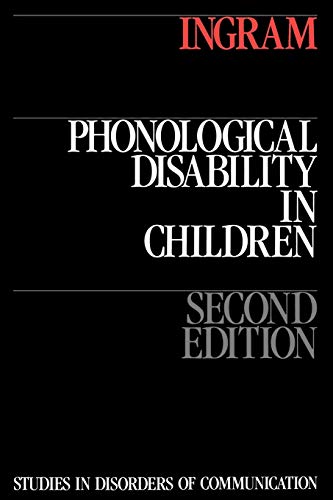 Stock image for Phonological Disability in Children for sale by Better World Books