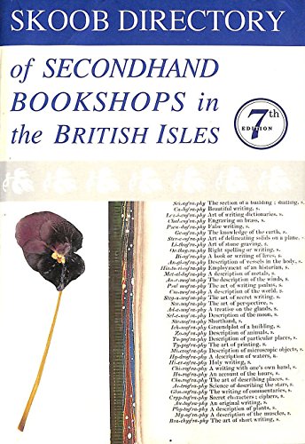 Stock image for A Skoob Directory of Secondhand Bookshops in the British Isles for sale by AwesomeBooks