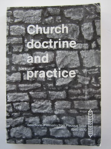 Imagen de archivo de Church Doctrine and Practice a la venta por SecondSale