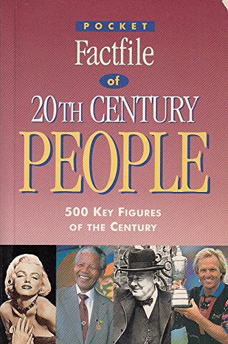 Stock image for Pocket Factfile of 20th Century People (Pocket Factfiles) for sale by Wonder Book