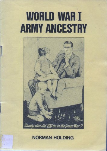 Beispielbild fr World War I Army Ancestry zum Verkauf von Hay-on-Wye Booksellers