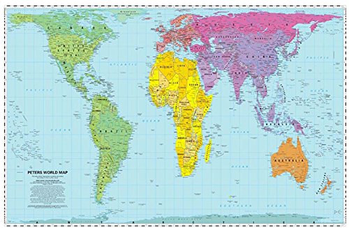 9781872142029: Peters World Map: Folded