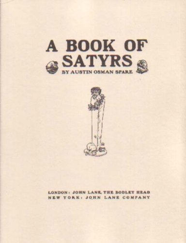Stock image for A Book of Satyrs for sale by Leaf and Stone Books