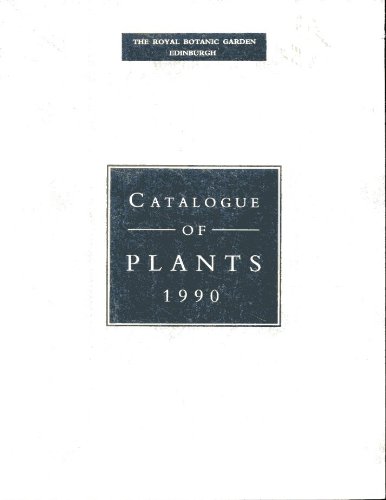 9781872291017: Catalogue of Plants 1990