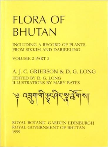 Imagen de archivo de Flora of Bhutan a la venta por Blackwell's