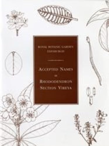 Beispielbild fr Accepted Names in Rhododendron Section Vireya zum Verkauf von PBShop.store US