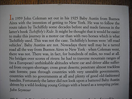 Beispielbild fr Coleman's Drive: From Buenos Aires to New York in a vintage Baby Austin zum Verkauf von WorldofBooks