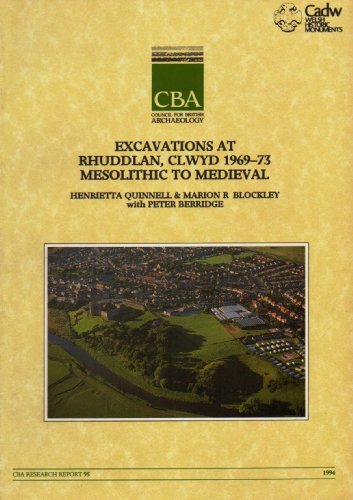 9781872414409: Excavations at Rhuddlan, Clwyd: 1969-73 Mesolithic to Medieval (CBA research report)