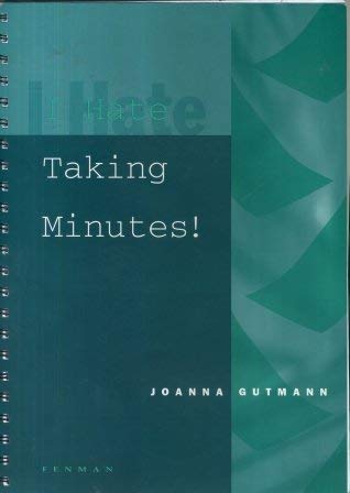 Imagen de archivo de I Hate Taking Minutes! a la venta por WorldofBooks