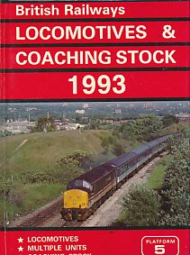 Beispielbild fr British Railways Locomotives and Coaching Stock 1993 zum Verkauf von WorldofBooks
