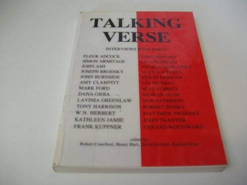 Stock image for Talking Verse Interviews with Poets (Verse Magazine Numbers 11.3 & 12.1) for sale by Harry Alter