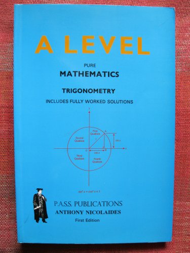 Beispielbild fr GCE A Level Pure Mathematics: Trigonometry zum Verkauf von AwesomeBooks