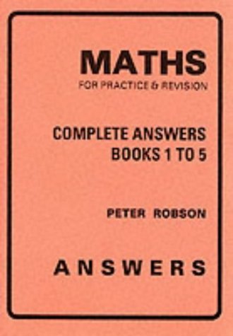 Stock image for Maths for Practice & Revision: Complete Answers for sale by SecondSale