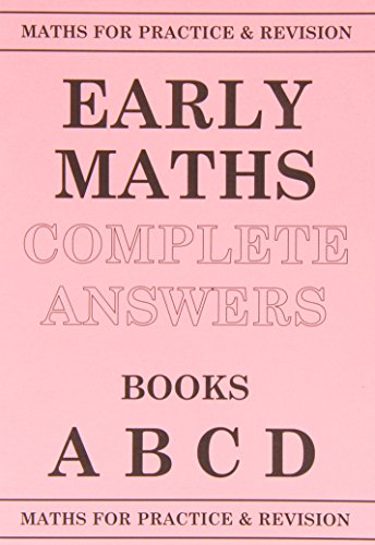 Beispielbild fr Early Maths Answers zum Verkauf von Blackwell's