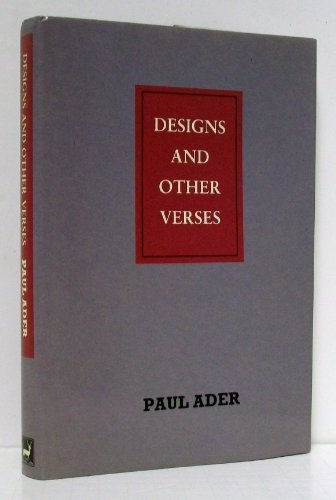 Imagen de archivo de Designs and Other Verses a la venta por A Good Read, LLC