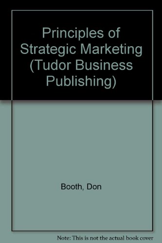 9781872807058: Principles of Strategic Marketing
