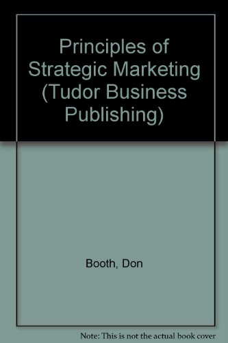 Stock image for Principles of Strategic Marketing (Tudor Business Publishing) for sale by RIVERLEE BOOKS