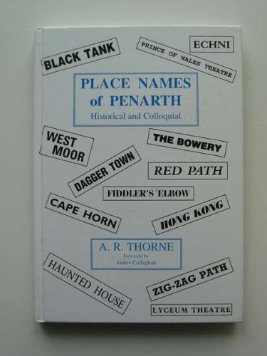 Beispielbild fr Place Names of Penarth: Historical and Colloquial zum Verkauf von WorldofBooks