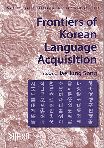Beispielbild fr Frontiers of Korean Language Acquisition zum Verkauf von Brook Bookstore
