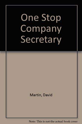 Stock image for One Stop Company Secretary for sale by AwesomeBooks