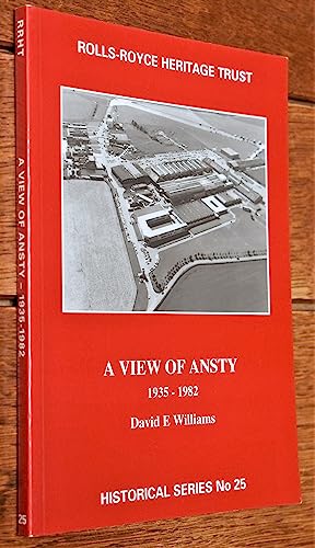 Beispielbild fr A View of Ansty 1935-1982: No. 25 (Historical S.) zum Verkauf von WorldofBooks