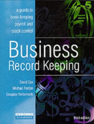 Imagen de archivo de Business Record Keeping (Osborne Financial) a la venta por AwesomeBooks