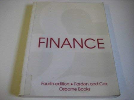 Stock image for Finance for sale by Better World Books