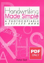 Beispielbild fr Handwriting Made Simple: A Photocopiable Activity Book zum Verkauf von WorldofBooks