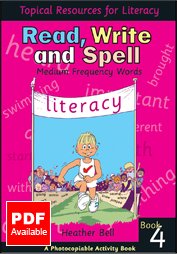 Stock image for Medium Frequency Words (Bk. 4) (Read, Write and Spell) for sale by WorldofBooks