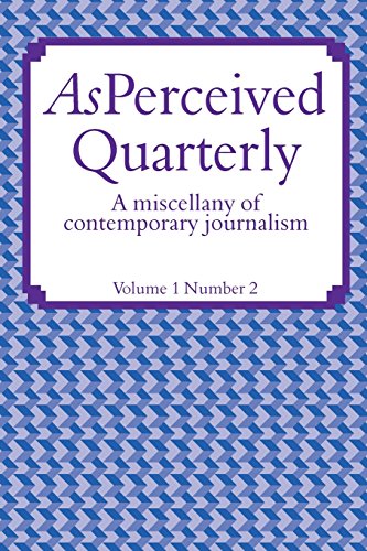 9781873031629: AsPerceived Vol 1 Number 2: A Miscellany of Contemporary Journalism [Lingua Inglese]
