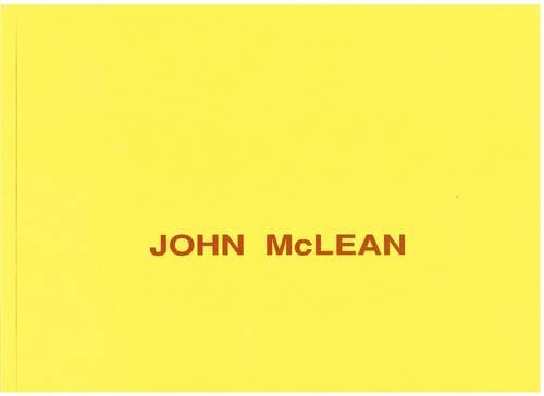 Imagen de archivo de John McLean : recent paintings a la venta por Joseph Burridge Books