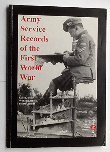 9781873162316: Army service records of the First World War