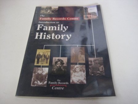 Stock image for The Family Records Centre Introduction to Family History for sale by AwesomeBooks